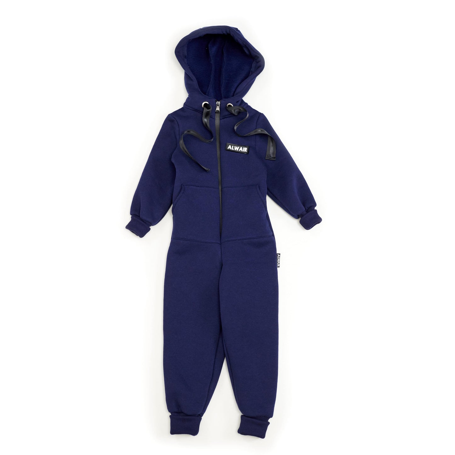 Jumpsuit Toddler & Baby Cotton Fleece Alwair Kids dark blue