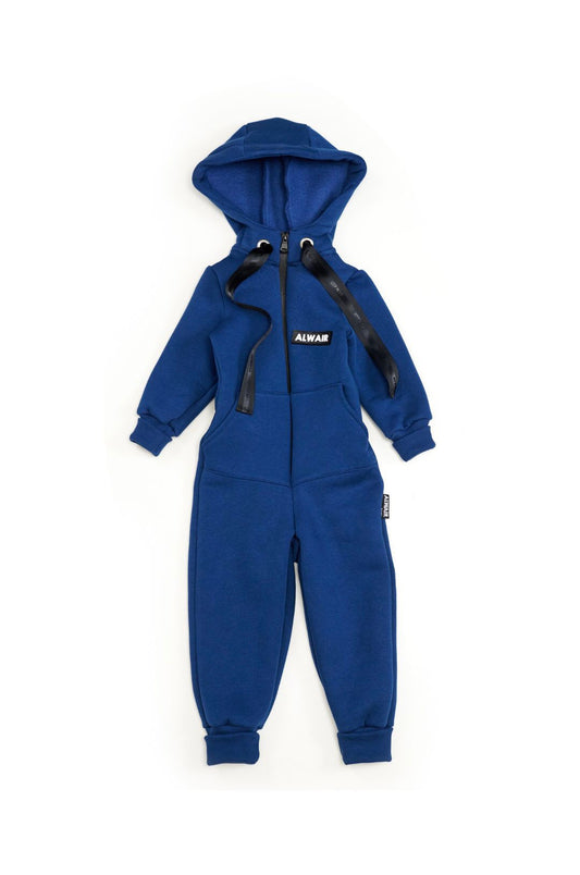 Jumpsuit Toddler & Baby Cotton Fleece Alwair Kids blue