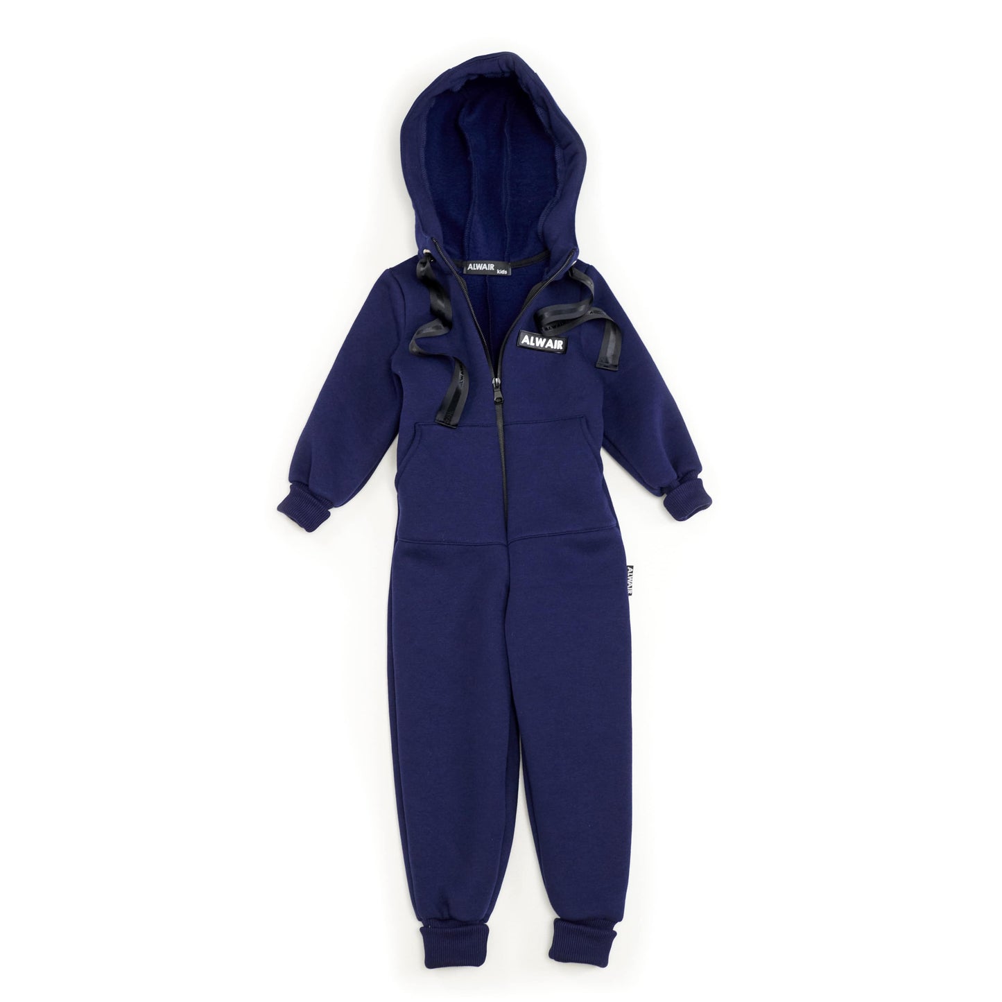 Jumpsuit Toddler & Baby Cotton Fleece Alwair Kids dark blue