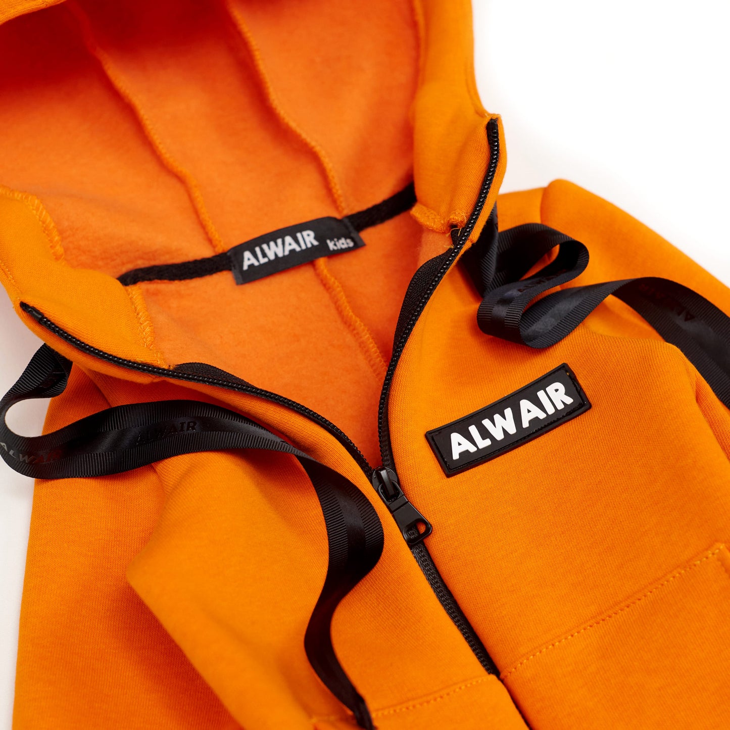 Jumpsuit Toddler & Baby Cotton Fleece Alwair Kids orange