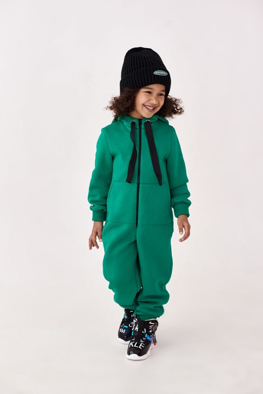 Jumpsuit Toddler & Baby Cotton Fleece Alwair Kids green